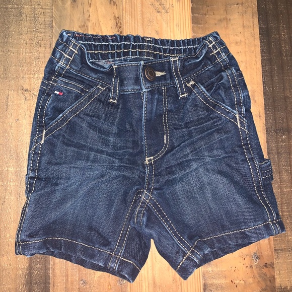 3 for $20 / Tommy denim carpenter shorts (3-6 M) - Picture 1 of 2